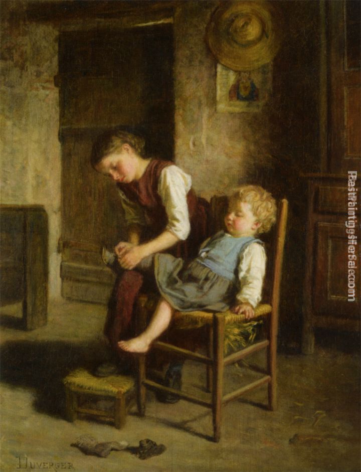 Theophile-Emmanuel Duverger Paintings for sale